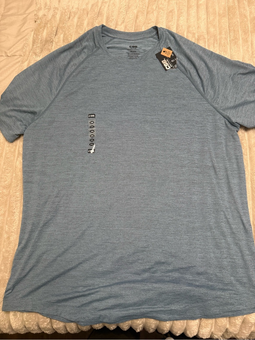 C9 by Champion Men’s Heather Blue Performance Tee XL bundle